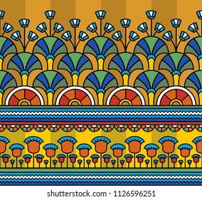 Egyptian ornament.Egyptian pattern. Seamless pattern in Egyptian style. Vector illustration