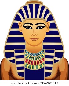 Egyptian Pharaoh Art Deco Style Poster Stock Vector (Royalty Free ...