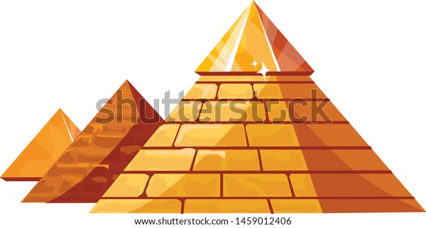 Egypt Pyramid Cartoon : Free for commercial use no attribution required