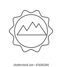 Egyptian pyramids symbol