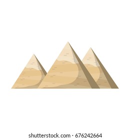 Egyptian pyramids symbol