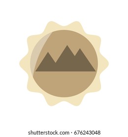 Egyptian pyramids symbol