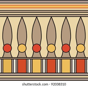 Egyptian seamless pattern, vector illustration