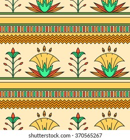 Egyptian seamless vector ornament