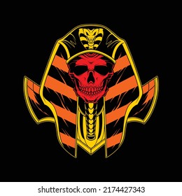 egyptian skull for commercial use