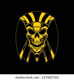 egyptian skull for commercial use