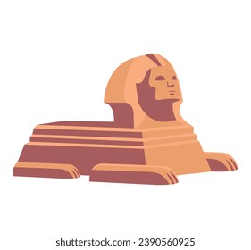 egyptian sphinx of giza illustration