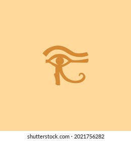 egyptian symbol colorful vector logo