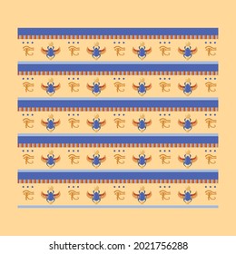 egyptian symbol colorful vector logo