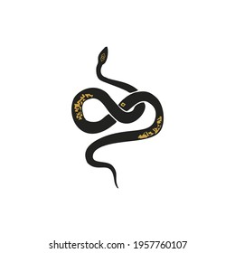 Egyptian symbols hand and snake