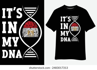 Egyptian And Tobago it's in my DNA T-Shirt