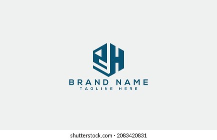 Eh e h unique business logo modern brands initial based creative letter icon