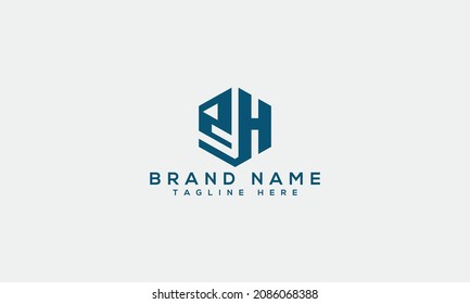 EH e h unique business letter icon logo modern initial creative based