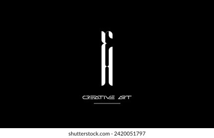 EH, HE, E, H abstract letters logo monogram