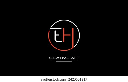 EH, HE, E, H abstract letters logo monogram