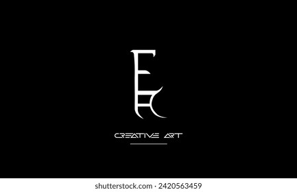 EH, HE, E, H abstract letters logo monogram