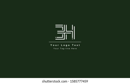 EH or HE letter logo. Unique attractive creative modern initial EH HE E H initial based letter icon logo