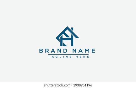 EH, HE Logo Design Template Vector Graphic Branding Element.