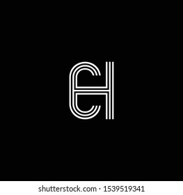 EH or HE logo and icon designs