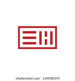 EH letter Logo
