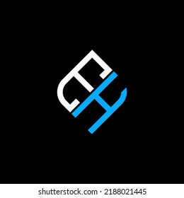 EH letter logo creative design with vector graphic