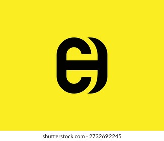 EH Logo Design und HE Logo Design