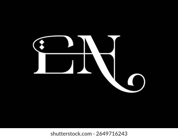 EH logo Design Template Vector Graphic Branding Element.