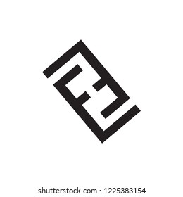 EH logo letter design