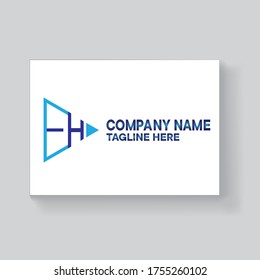 EH Modern Letter Logo Vector Graphic Element Graphic Elements Template EPS