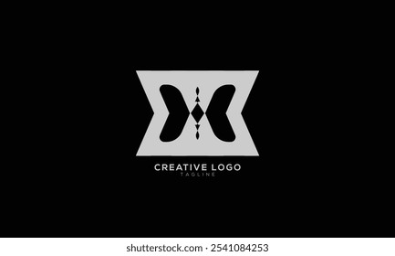 EHB EXB Abstract initial monogram letter alphabet logo design
