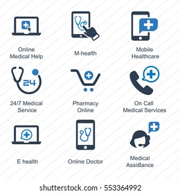 E-health Icons (Blue Series)