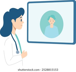 Soluções de saúde em linha: capacitar os pacientes através de visitas virtuais, cuidados de saúde virtuais: conectar pacientes e médicos a qualquer momento, em qualquer lugar, revolução da telemedicina: consultas digitais para a saúde moderna,