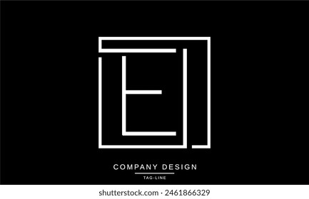 EI, IE Abstract Letters Logo Monogram Design Font Icon