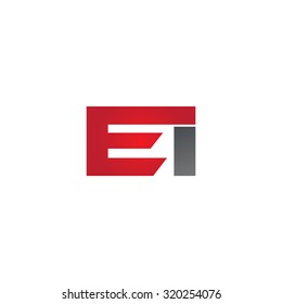 EI company group linked letter logo