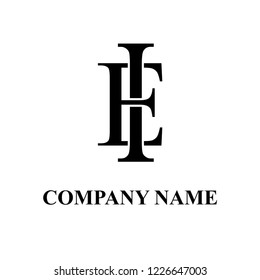 EI Company initial logo design