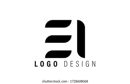 EI Company initial logo design
