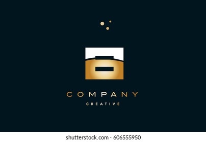 ei e i  white yellow gold golden metal metallic luxury alphabet company letter logo design vector icon template