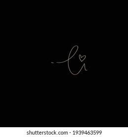 ei handwritten logo for identity