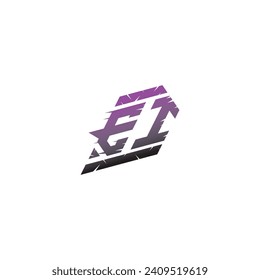 EI initial esport logo inspiration ideas for gaming team, youtube, twitch