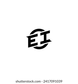 EI initial game logo, banner design for your e-sports or streaming team