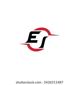 EI initial logo cool and stylish concept for esport or gaming logo as your inspirational