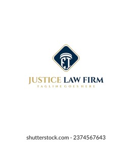 EI initial monogram for lawfirm logo ideas with creative polygon style design