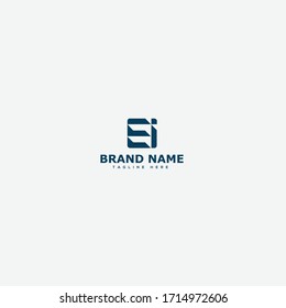 EI, IE Letter Logo Design Template Vector