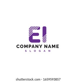 EI Letter Logo Design. EI letter logo Vector Illustration - Vector