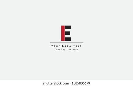 EI or IE letter logo. Unique attractive creative modern initial EI IE E I initial based letter icon logo