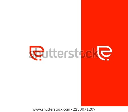 EI, IE Letter Logo Vector Template Abstract Monogram Symbol . Usable for Business sport, technology, fashion, digital And future creative logo Imagine de stoc © 