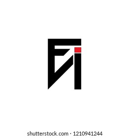 ei letter vector logo