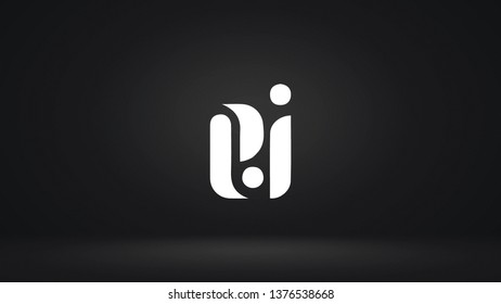 EI logo design template vector letter