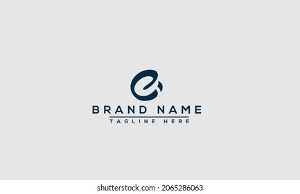 EI Logo Design Template Vector Graphic Branding Element.