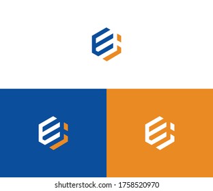 ei logo design vector format